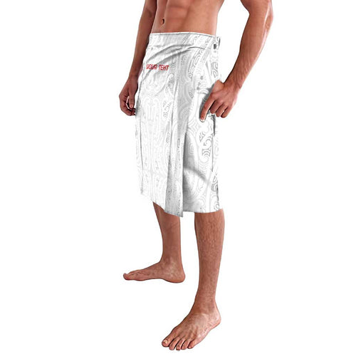 New Zealand Maori Heart Tribal Personalised Lavalava Polynesian Patterns