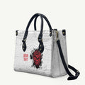 New Zealand Maori Heart Tribal Personalised Leather Bag Polynesian Patterns
