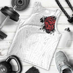 New Zealand Maori Heart Tribal Personalised Men Tank Top Polynesian Patterns