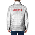 New Zealand Maori Heart Tribal Personalised Padded Jacket Polynesian Patterns