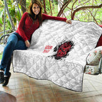 New Zealand Maori Heart Tribal Personalised Quilt Polynesian Patterns