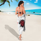 New Zealand Maori Heart Tribal Personalised Sarong Polynesian Patterns