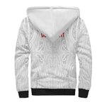 New Zealand Maori Heart Tribal Personalised Sherpa Hoodie Polynesian Patterns