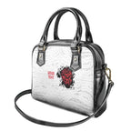 New Zealand Maori Heart Tribal Personalised Shoulder Handbag Polynesian Patterns
