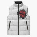 New Zealand Maori Heart Tribal Personalised Sleeveless Puffer Jacket Polynesian Patterns