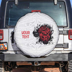 New Zealand Maori Heart Tribal Personalised Spare Tire Cover Polynesian Patterns