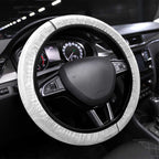 New Zealand Maori Heart Tribal Steering Wheel Cover Polynesian Patterns
