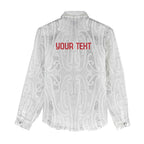 New Zealand Maori Heart Tribal Personalised Women Casual Shirt Polynesian Patterns