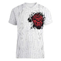 New Zealand Maori Heart Tribal Personalised Women V-Neck T-Shirt Polynesian Patterns
