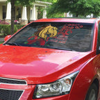 Brisbane Broncos ANZAC Personalised Auto Sun Shade Lest We Forget Poppy Camo