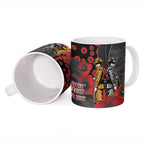 Brisbane Broncos ANZAC Personalised Ceramic Mug Lest We Forget Poppy Camo