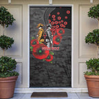 Brisbane Broncos ANZAC Personalised Door Cover Lest We Forget Poppy Camo
