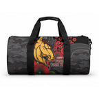 Brisbane Broncos ANZAC Personalised Duffle Bag Lest We Forget Poppy Camo