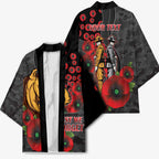 Brisbane Broncos ANZAC Personalised Kimono Lest We Forget Poppy Camo