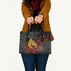 Brisbane Broncos ANZAC Personalised Leather Bag Lest We Forget Poppy Camo