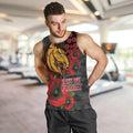Brisbane Broncos ANZAC Personalised Men Tank Top Lest We Forget Poppy Camo
