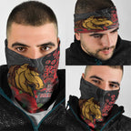 Brisbane Broncos ANZAC Personalised Neck Gaiter Lest We Forget Poppy Camo
