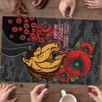 Brisbane Broncos ANZAC Personalised Puzzle Lest We Forget Poppy Camo