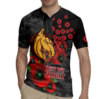 Brisbane Broncos ANZAC Personalised Rugby Jersey Lest We Forget Poppy Camo