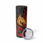 Brisbane Broncos ANZAC Personalised Skinny Tumbler Lest We Forget Poppy Camo