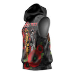 Brisbane Broncos ANZAC Personalised Sleeveless Hoodie Lest We Forget Poppy Camo