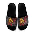 Brisbane Broncos ANZAC Personalised Slide Sandals Lest We Forget Poppy Camo
