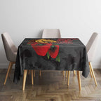 Brisbane Broncos ANZAC Personalised Tablecloth Lest We Forget Poppy Camo