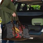 Brisbane Broncos ANZAC Personalised Travel Bag Lest We Forget Poppy Camo