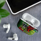 Canberra Raiders ANZAC Personalised AirPods Case Lest We Forget Poppy Camo