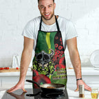 Canberra Raiders ANZAC Personalised Apron Lest We Forget Poppy Camo