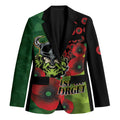 Canberra Raiders ANZAC Personalised Blazer Lest We Forget Poppy Camo