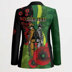 Canberra Raiders ANZAC Personalised Blazer Lest We Forget Poppy Camo