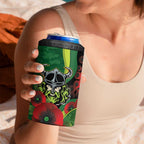 Canberra Raiders ANZAC Personalised 4 in 1 Can Cooler Tumbler Lest We Forget Poppy Camo