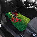Canberra Raiders ANZAC Personalised Car Mats Lest We Forget Poppy Camo