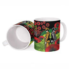 Canberra Raiders ANZAC Personalised Ceramic Mug Lest We Forget Poppy Camo