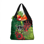 Canberra Raiders ANZAC Personalised Grocery Bag Lest We Forget Poppy Camo