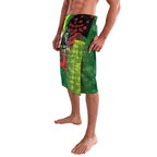 Canberra Raiders ANZAC Personalised Lavalava Lest We Forget Poppy Camo