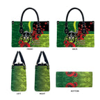 Canberra Raiders ANZAC Personalised Leather Bag Lest We Forget Poppy Camo
