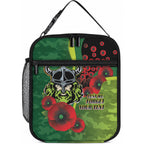 Canberra Raiders ANZAC Personalised Lunch Bag Lest We Forget Poppy Camo