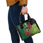 Canberra Raiders ANZAC Personalised Shoulder Handbag Lest We Forget Poppy Camo