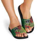 Canberra Raiders ANZAC Personalised Slide Sandals Lest We Forget Poppy Camo