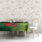 Canberra Raiders ANZAC Personalised Tablecloth Lest We Forget Poppy Camo