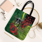 Canberra Raiders ANZAC Personalised Tote Bag Lest We Forget Poppy Camo