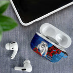 Canterbury-Bankstown Bulldogs ANZAC Personalised AirPods Case Lest We Forget Poppy Camo