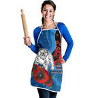 Canterbury-Bankstown Bulldogs ANZAC Personalised Apron Lest We Forget Poppy Camo