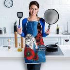 Canterbury-Bankstown Bulldogs ANZAC Personalised Apron Lest We Forget Poppy Camo