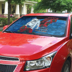 Canterbury-Bankstown Bulldogs ANZAC Personalised Auto Sun Shade Lest We Forget Poppy Camo
