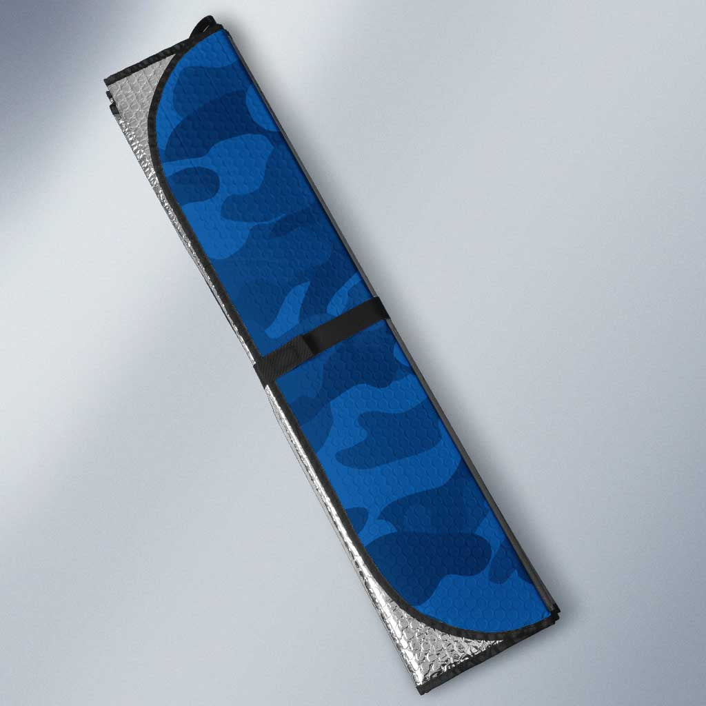 Canterbury-Bankstown Bulldogs ANZAC Personalised Auto Sun Shade Lest We Forget Poppy Camo