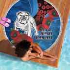 Canterbury-Bankstown Bulldogs ANZAC Personalised Beach Blanket Lest We Forget Poppy Camo