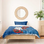 Canterbury-Bankstown Bulldogs ANZAC Personalised Bedding Set Lest We Forget Poppy Camo